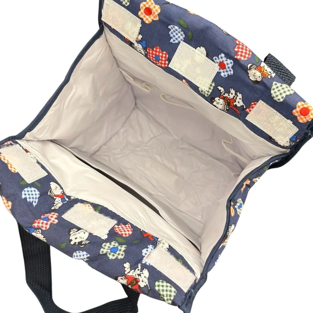 Cute+compact vintage EK diaper bag, bottle carrier